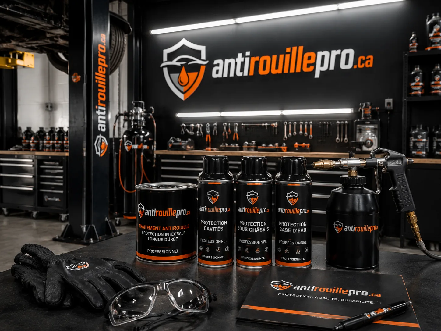 Produits et équipement de traitement antirouille